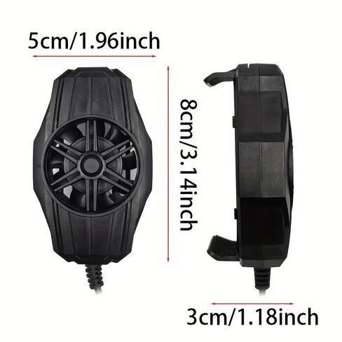Phone Cooler for Gaming, Phone Cooling Fan for Gaming Fit All Types of iPhone Android Smartphones A Must-Have for Gaming, Live Streaming in Kuwait