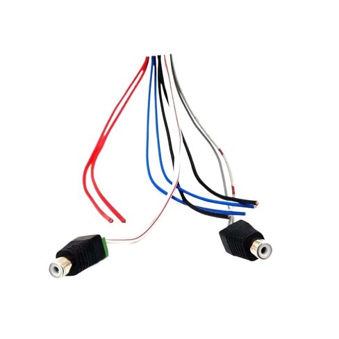 10-Pin Power Input Plug Wire Harness with RCA Connector Compatible with Dual TBX10A Amplifier in Kuwait
