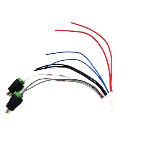 10-Pin Power Input Plug Wire Harness with RCA Connector Compatible with Dual TBX10A Amplifier in Kuwait