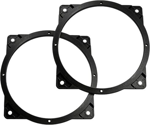 2PCS 6.5 Inch Front Door Speaker Adapter Spacer Rings Compatible with 2006-2020 Hyundai Genesis Sonata Elantra Tucson Azera Santa Fe KIA Forte Sedona NIRO in Kuwait