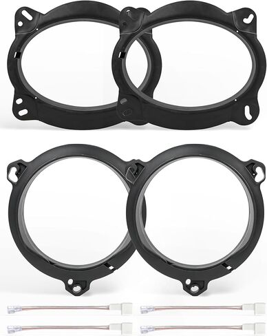 NuIth Car 6×9 بوصة أمامية + 6.5 بوصة طقم محول مكبر صوت للباب الخلفي لسيارة Toyota 03-09 4 Runner 05-11 Avalon 08-12 Highlander 09-11 Venza 08-11 Sequoia، فاصل حامل مكبر الصوت لتثبيت ما بعد البيع in Kuwait