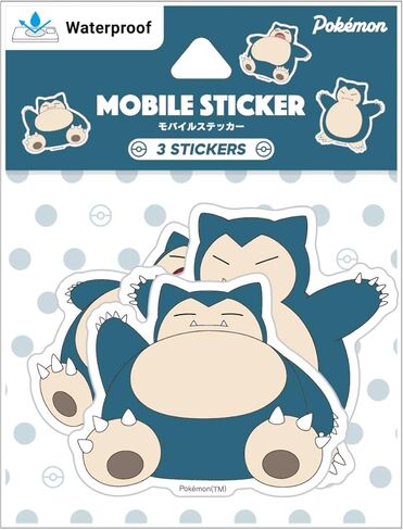 Gourmandies Pokemon Mobile Sticker Snorlax POKE-840D in Kuwait