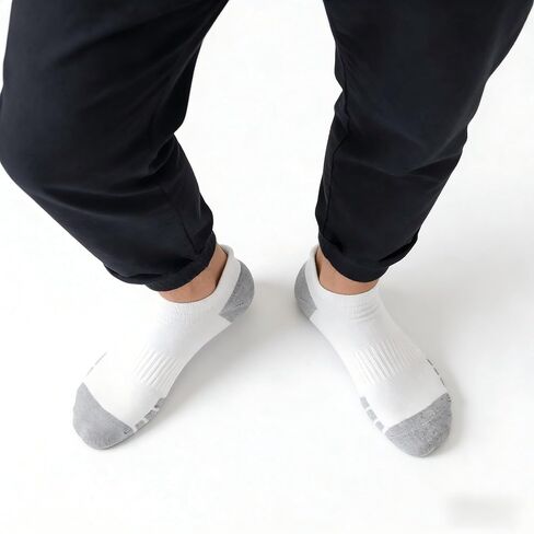10 Pairs Men’s Ankle Socks Cushioned Low-Cut Socks For Daily Wear Casual Comfortable Breathable Socks in Saudi Arabia