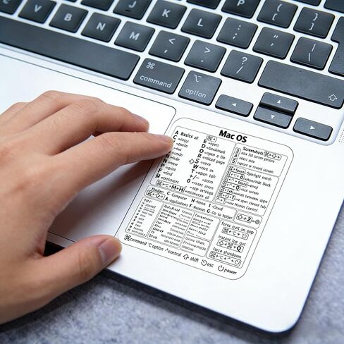 2PCS Keyboard Shortcut Sticker Set for Windows, Excel, Word & Computer, Transparent Waterproof Keyboard Shortcut Guide Overlay for Laptop PC & MacBook, Office Productivity Reference Stickers (2pcs) in Saudi Arabia