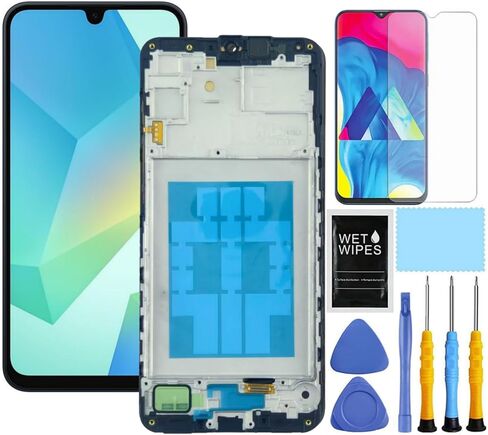 لاستبدال شاشة Samsung Galaxy A16 5G لاستبدال شاشة Samsung A16 مع طقم الإطار A166e A166u A166p s166v A166w S166dl LCD مجموعة رقمية تعمل باللمس (ليس لـ 4G) in Kuwait
