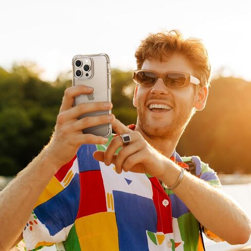 حافظة Mkeke لهاتف iPhone 15 Pro شفافة، [ليست صفراء] [حماية من الدرجة العسكرية] حافظات هاتف رفيعة مضادة للصدمات لهاتف iPhone 15 Pro 2023 in Kuwait
