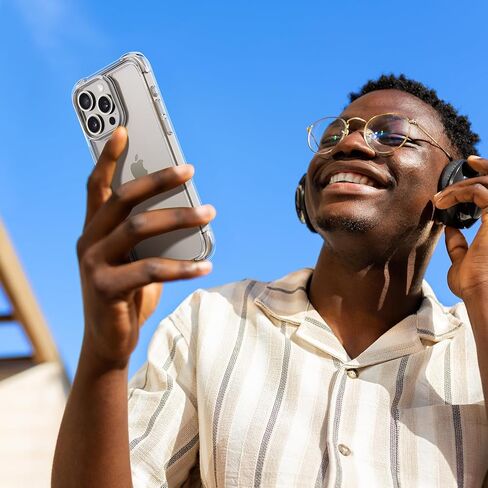 حافظة Mkeke لهاتف iPhone 15 Pro شفافة، [ليست صفراء] [حماية من الدرجة العسكرية] حافظات هاتف رفيعة مضادة للصدمات لهاتف iPhone 15 Pro 2023 in Kuwait