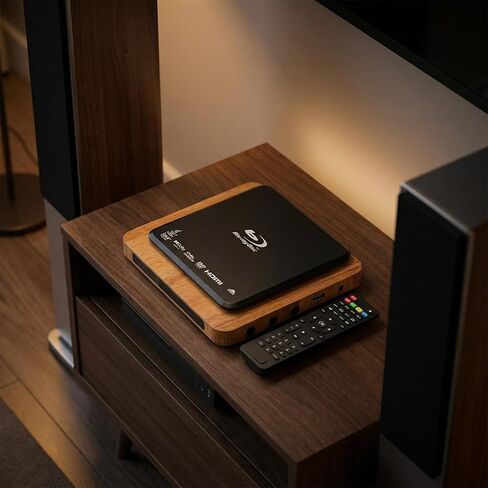 مشغل بلو راي بدقة 1080 بكسل عالي الدقة مع HDMI وAV، دولبي ديجيتال، تشغيل USB، منطقة A1 بلو راي ودعم DVD لجميع المناطق، يتضمن جهاز التحكم عن بعد والكابلات in Kuwait
