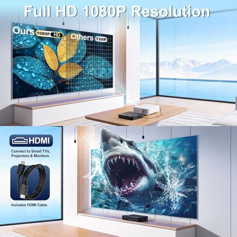 مشغل DVD صغير مع جهاز تحكم عن بعد - مشغل DVD صغير الحجم بدقة 1080 بكسل HD مجاني لجميع المناطق للتلفزيون الذكي وجهاز العرض، يتميز بمخرج HDMI، ومقبس سماعة الرأس، ومدخل USB 2.0، ودعم PAL/NTSC in Kuwait