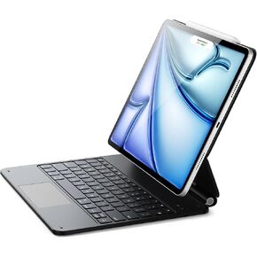 حافظة ESR لجهاز iPad Air 11 بوصة مع لوحة مفاتيح M4/M3/M2 (2026/2025/2024)، حافظة iPad Pro 11 & Air 5/4th Magic Keyboard، حامل ناتئ عائم سهل الإعداد، لوحة تتبع دقيقة متعددة اللمس، أسود in Kuwait