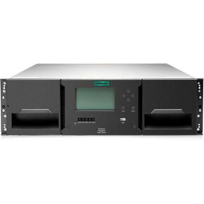 مكتبة الأشرطة Hewlett Packard Enterprise StoreEver MSL3040، محرك القنوات الليفية LTO-9، خراطيش 20x LTO-9 بسعة 45 تيرابايت (P84147-B25) in Kuwait