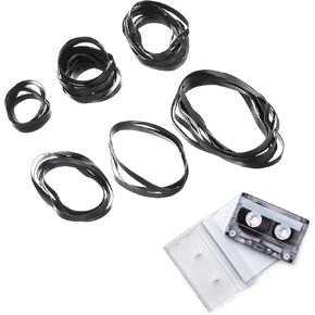 Mikinona 50Pcs 4Mm Flat Cassette Player Belts Rubber Replacement Bands for Recorder and DVD Drive Repair, Compatible with Tape Decks, Home Audio Maintenance Supplies in Kuwait