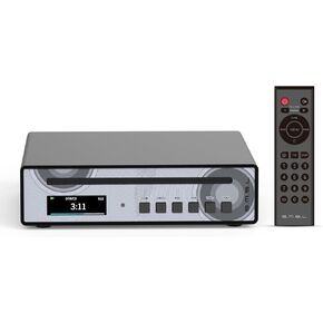 مشغل أقراص مضغوطة SMSL VMV PL100PRO HiFi للمنزل، مشغل أقراص مضغوطة للسيارة، شريحة CS43131 مزدوجة MQA فك تشفير نقل الأقراص المضغوطة، RCA/XLR متوازن/ 3.5 مم/4.4 مم سماعة رأس متوازنة/مضخم إخراج رقمي بصري/محوري (أسود) in Kuwait