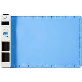 وسادة تسخين TBK568A متوافقة مع حصيرة تسخين الهاتف الذكي iPad iPhone للهاتف الخلوي والكمبيوتر اللوحي وأداة إصلاح فاصل شاشة LCD للهاتف والكمبيوتر اللوحي (رمادي داكن) in Saudi Arabia