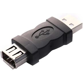 محول أنثى 6 دبوس 1394 إلى ذكر USB 2.0، محول Firewire إلى USB للماسح الضوئي لطابعة كاميرا الفيديو in Kuwait
