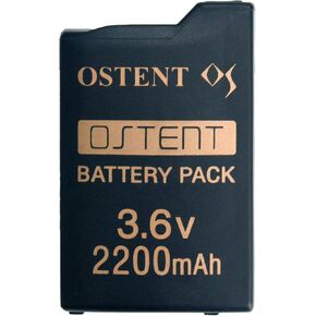 OSTENT نسخة مطورة حقيقية 2200 مللي أمبير 3.6 فولت بطارية ليثيوم أيون ليثيوم أيون بوليمر قابلة لإعادة الشحن لألعاب الفيديو Sony PSP 1000 PSP-280 in Kuwait