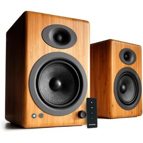 مكبرات الصوت اللاسلكية Audioengine A5 Plus على رف الكتب، بلوتوث، صوت عالي الدقة in Saudi Arabia