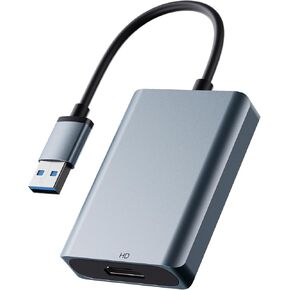 محول WENTER USB إلى HDMI، كابل محول USB 3.0 HDMI لرسومات الصوت والفيديو لشاشة الكمبيوتر المحمول وتلفزيون سطح المكتب، متوافق مع نظام التشغيل Mac OS، Windows 10/8.1/8/7 in Kuwait