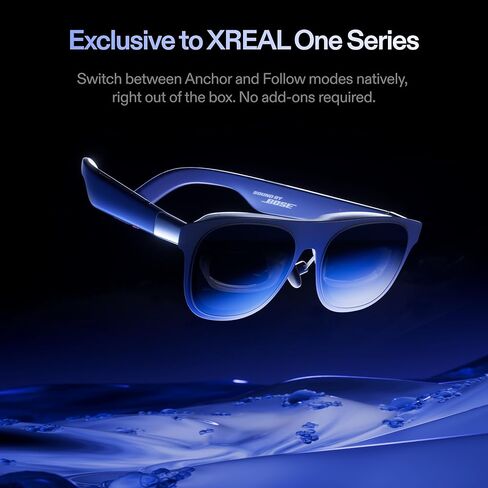 نظارات XREAL 1S AR/XR، نظارات ذكية بشاشة افتراضية مقاس 500 بوصة مع مجال رؤية 52 درجة، 3DoF أصلي، ثلاثي الأبعاد حقيقي، مدعوم بشريحة X1، تدعم جميع أجهزة USB-C DP بما في ذلك iPhone 17/16 والأجهزة المحمولة، مثل ROG/SteamDeck in Kuwait