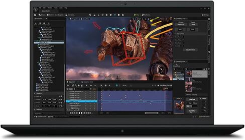 كمبيوتر محمول Lenovo THINKPAD P1 GEN 6 Mobile Workstation 16 - أسود in Kuwait