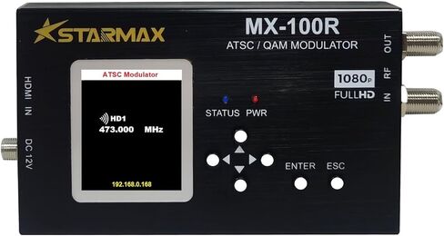 StarMax MX-100R HDMI إلى ATSC/J.83B QAM Modulator (1080p HD لمعايير تلفزيون أمريكا الشمالية) in Kuwait