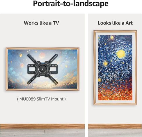 إطارات تلفزيون بإطار من سبيكة ديكو مقاس 65 بوصة فقط لأجهزة تلفزيون Samsung The Frame، أنماط حديثة وبسيطة من التلفزيون إلى الفن، حواف قابلة للتبديل لديكور المنزل، سهلة التركيب (تناسب أجهزة تلفزيون الإطار 2021-2026) in Kuwait