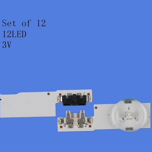 طقم 12 قطعة شريط LED BN96-30431A BN96-30432A D4GE-550DCA3-R3 D4GE-550DCB-R3 2014SVS55_3228_R05 CY-GH055CSLV1H متوافق مع شريط إضاءة سامسونج in Kuwait