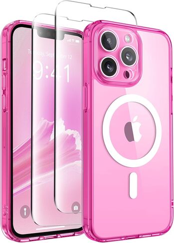 CAPRARO Magnetic for iPhone 17 Pro Case, Upgraded [Full Camera Protection] [Compatible with MagSafe] Protective Translucent Matte Women Girl Phone Case Cover, Withered Brown in Saudi Arabia