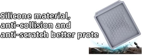 Satellite Protective Cover Grey Color Soft Silicone Lightweight Satellite Protective Shell for Home Outdoor Cars in Kuwait