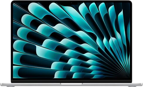 كمبيوتر محمول Apple 2026 MacBook Air مقاس 15 بوصة مع شريحة M5: مصمم للذكاء الاصطناعي، وشاشة Liquid Retina مقاس 15.3 بوصة، وذاكرة موحدة سعة 16 جيجابايت، ومحرك أقراص SSD سعة 512 جيجابايت، وكاميرا مركزية بدقة 12 ميجابكسل، ومعرف باللمس، وWi-Fi 7؛ منتصف الليل in Kuwait