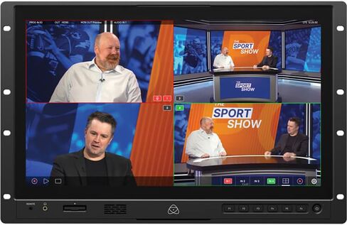 شاشة Atomos مقاس 19 بوصة Shogun AV-19 Rackmount بدقة 4K HDR ومسجل ومحول in Kuwait