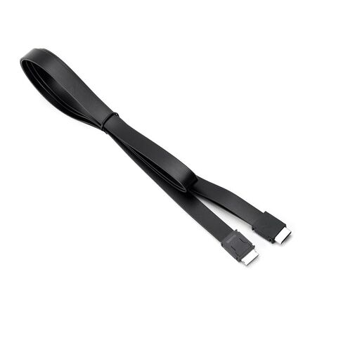 كابل Oculink SFF-8611 X4، كابل بيانات PCIe 4.0 16GT/s عالي السرعة لقاعدة eGPU، توسيع الكمبيوتر المحمول للألعاب، كابل PVC مسطح، متين ومرن in Kuwait