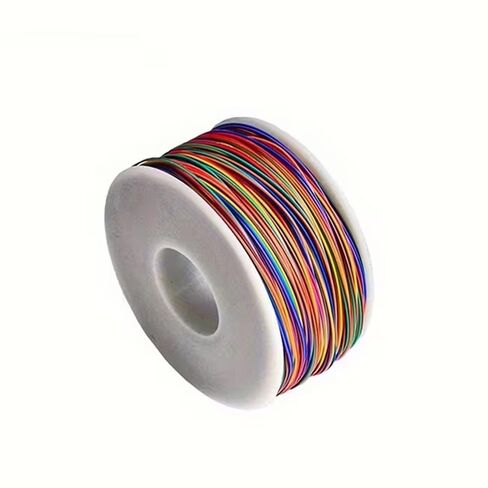 كابلات توصيل سلكية معزولة PVC بـ 8 ألوان، الطول الإجمالي 30 AWG 9842.52 بوصة، سلك ربط إلكتروني DIY للوحة التجارب والنماذج الأولية وإصلاح الدوائر in Kuwait