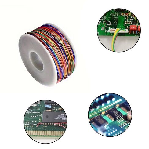 كابلات توصيل سلكية معزولة PVC بـ 8 ألوان، الطول الإجمالي 30 AWG 9842.52 بوصة، سلك ربط إلكتروني DIY للوحة التجارب والنماذج الأولية وإصلاح الدوائر in Kuwait