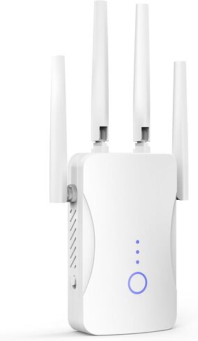 2026 WiFi Extender Signal Booster - 2.4 جيجا هرتز 300 ميجا بت في الثانية WiFi Booster للمنزل، يغطي ما يصل إلى 10999 قدم مربع. قدم، إعداد سهل، منفذ إيثرنت ونقطة وصول، أداء إنترنت مستقر مع أكثر من 80 جهازًا (أبيض) in Kuwait