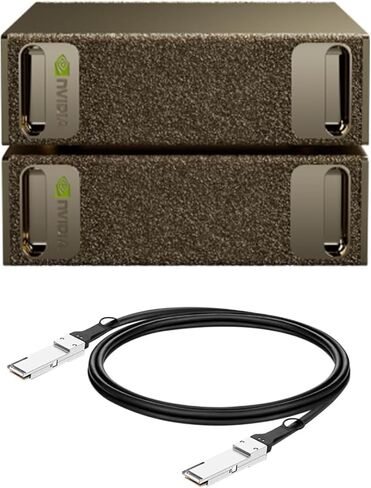 NVIDIA DGX Spark™ 2 Pack مع حزمة الكابل - كمبيوتر سطح المكتب العملاق الشخصي AI - سطح المكتب GB10 Grace Blackwell Chip in Kuwait
