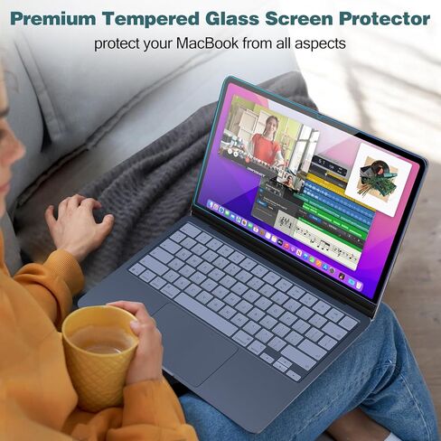ProCase 2 Pack Screen Protector for 2026 MacBook Neo (13-Inch), 9H Hardness HD Clear Tempered Glass, Bubble-Free Installation, Anti-Scratch & Anti-Fingerprint Film for MacBook Neo (A18 Pro) in Kuwait