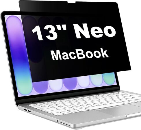 شاشة خصوصية لجهاز MacBook Neo 2026 مقاس 13 بوصة A18 Pro، مرشح للضوء الأزرق مضاد للوهج، يقلل من إجهاد العين ودرع شاشة خصوصية للكمبيوتر المحمول وواقي لجهاز Mac Neo in Kuwait