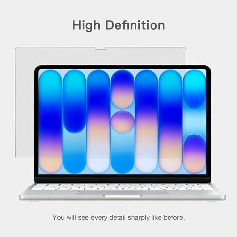 شاشة خصوصية لجهاز MacBook Neo 2026 مقاس 13 بوصة A18 Pro، مرشح للضوء الأزرق مضاد للوهج، يقلل من إجهاد العين ودرع شاشة خصوصية للكمبيوتر المحمول وواقي لجهاز Mac Neo in Kuwait