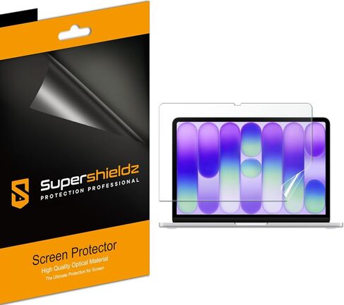 واقي شاشة Supershieldz (3 عبوات) مضاد للتوهج (غير لامع) مصمم لجهاز MacBook Neo in Kuwait