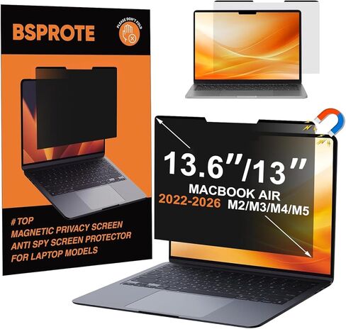 شاشة خصوصية مغناطيسية لجهاز 2026 MacBook Neo 13 بوصة A18 Pro، تقلل من إجهاد العين ودرع شاشة خصوصية للكمبيوتر المحمول وواقي لجهاز Mac Neo in Kuwait