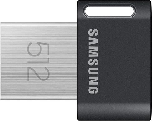 محرك أقراص فلاش Samsung FIT Plus USB 3.2، سعة 512 جيجابايت USB قياسي من النوع A، سرعات تصل إلى 400 ميجابايت/ثانية / 110 ميجابايت/ثانية، شريحة ذاكرة تخزين محمولة، محرك إبهام متين للخلف متوافق مع USB 2.0، MUF-512AB/AM in Kuwait