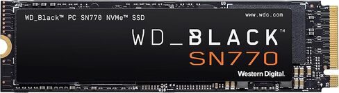 محرك الأقراص الصلبة SSD للألعاب الداخلي WD_Black 2 تيرابايت SN770 NVMe - Gen4 PCIe، M.2 2280، حتى 5,150 ميجابايت/ثانية - WDS200T3X0E - (متجدد) in Kuwait