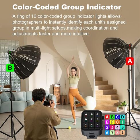 Godox AD100Pro II AD100PROII Flash 100Ws Strobe Light with 3300mAh Battery,One-Touch Sync with X3/X3Pro, 490 Full Power Flashes, 2.4G TTL 1/8000s HSS, 0.01~1.5s Recycle Time in Kuwait