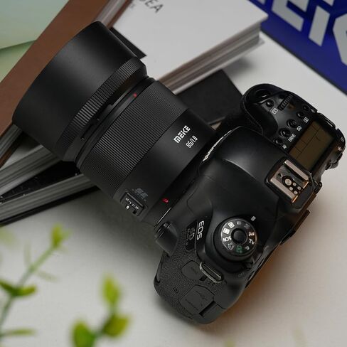 عدسة بورتريه متوسطة باطار كامل F1.8 من مايك 85 ملم متوافقة مع كاميرات كانون اي او اس اي اف الرقمية اس ال ار 5 دي مارك IV 6D مارك II اسود in Saudi Arabia