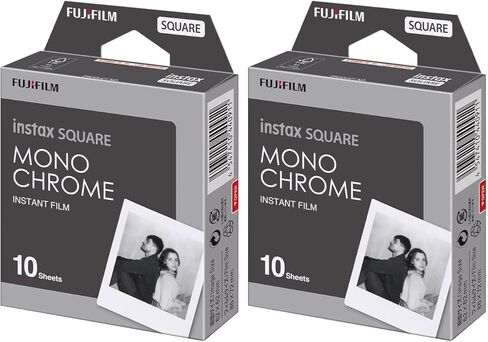 فيلم Fujifilm Instax Square أحادي اللون - 10 عروض (عبوة من قطعتين) in Saudi Arabia