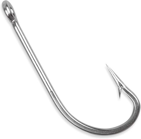 Stainless Steel Saltwater Fishing Hooks - 50pcs 34007 O'shaughnessy Hooks Forged Long Shank J Fishing Hooks Extra Strong Metal Fish Hooks Size 1/0-10/0 in Saudi Arabia