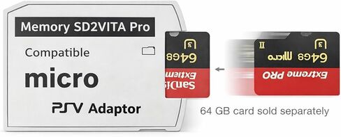 محول بطاقة الذاكرة SD2Vita 5.0 PS Vita Micro SD، محول Micro SD لنظام PSV 1000/2000 3.60 HENkaku Enso، DQ053 in Kuwait