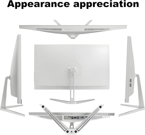 23.8-Inch Fhd All-in-One Desktop Compute,Core i5, 16GB DDR RAM,512GB PCIe SSD,1920x1080 FHD Display, WiFi, Bluetooth,Mouse and Keyboard Include,with 1-Year Warrant in Saudi Arabia