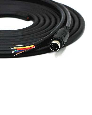 Mini-6P Cable, PS/2 Male MD6 to Bare Wire End DIY , 6-Core Full Connection Shielded Connector Adapter Cable for PS/2 Keyboard Mouse, PLC, Barcode Scanner, Industrial Automation Equipment (3.28ft/1m) in Saudi Arabia